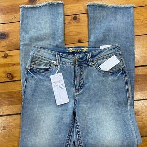 Seven7 Starlette Mid Rise Boot jeans NWT Size 10